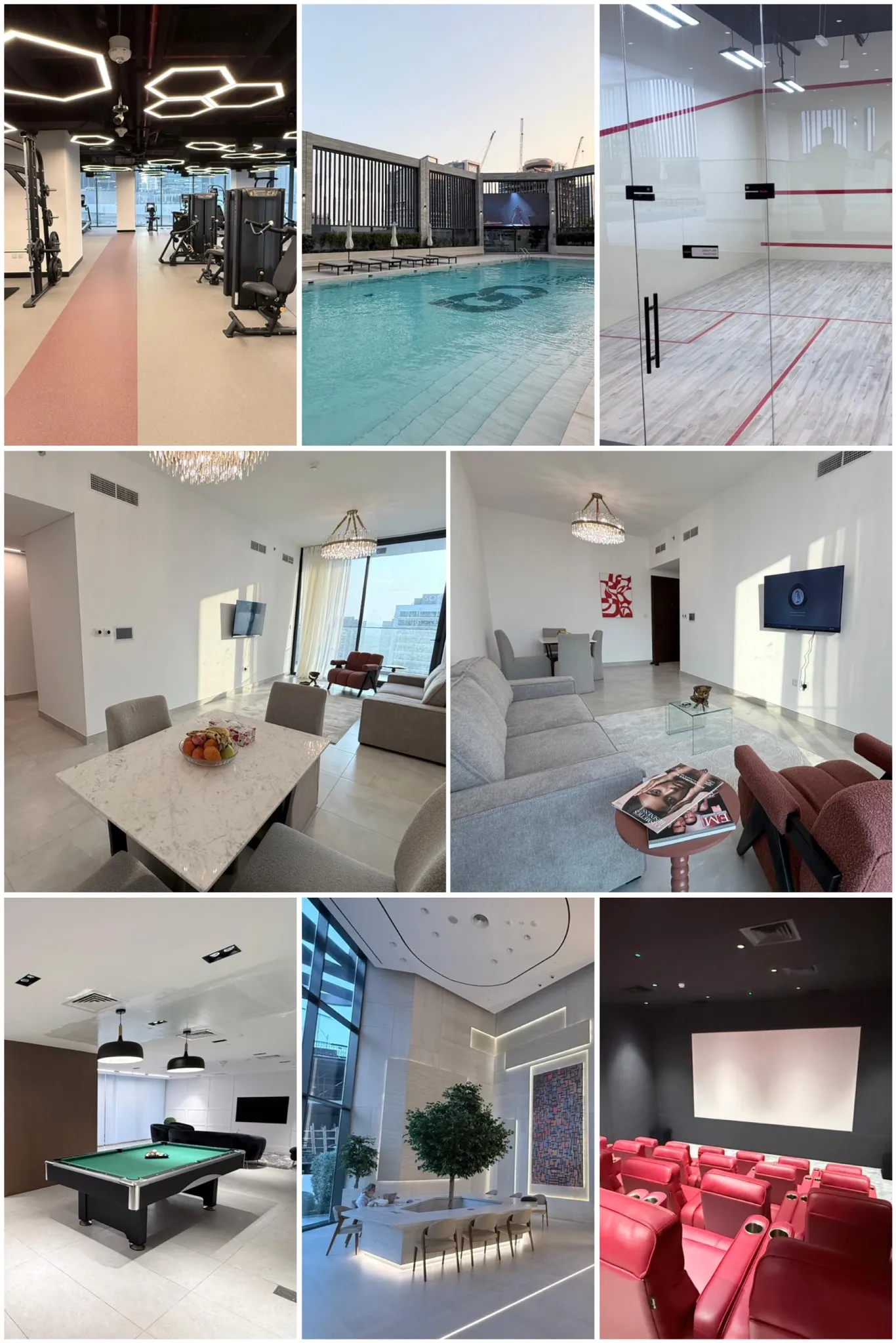 اجاره سالانه واحد نوساز ۲ خوابه مبله در بیزنس بی