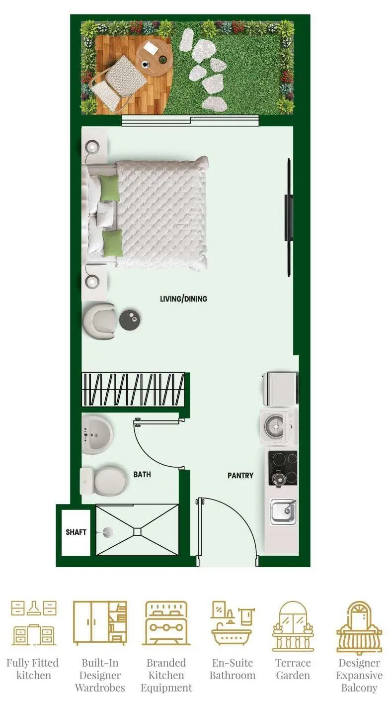 38 متر استودیو در پرآپشن ترین پروژه در دبی